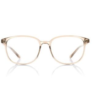 Jins Prescription glasses in champagne - Airframe Slim Vivid U162